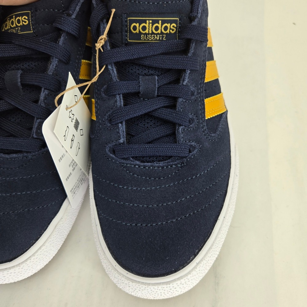 Adidas Busenitz Vulc II Navy Yellow Suede Skate Shoes HQ7527 Mens 6.5 - Picture 14 of 15